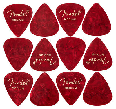 Fender Rød Moto Pick Medium Fender Rød Moto Pick Medium