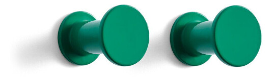 HAY Bolt krok 2-pakning ? 2,8 cm Green