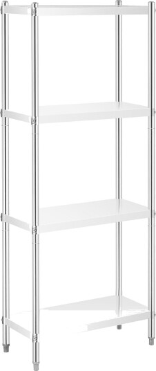 Royal Catering Oppbevaringshylle av rustfritt st?l - 70 x 40 x 180 cm (LxBxH) cm - Royal Catering - 200 kg RCER-7040