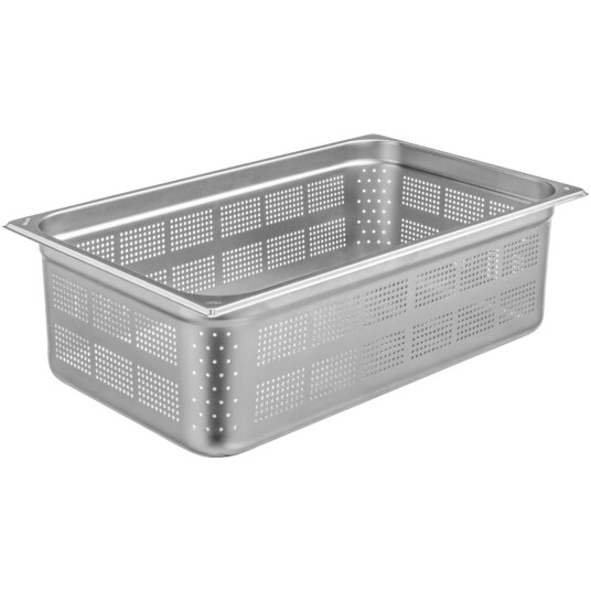 VEGA Kantine Premium perforert GN 1/1; Størrelse GN 1/1, 20l, 53x32.5x15 cm (LxBxD); Sølvfarge