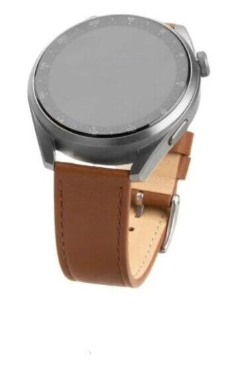FIXED Leather Strap for Smartwatch Universal 20 mm   Brown