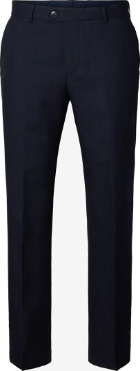 Selected Slmreg Bjorn Manteco Wool Trs DARK SAPPHIRE 54