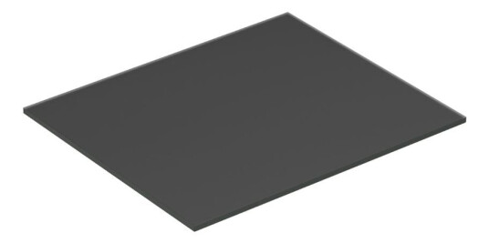 Dansani Calidris Form Topplate B40-232xh1xd50cm Mork grå Matt / 60cm