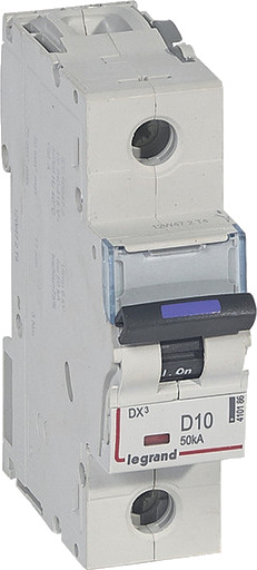 Legrand DX3 MCB automatsikring D10 1P 1M 50kA