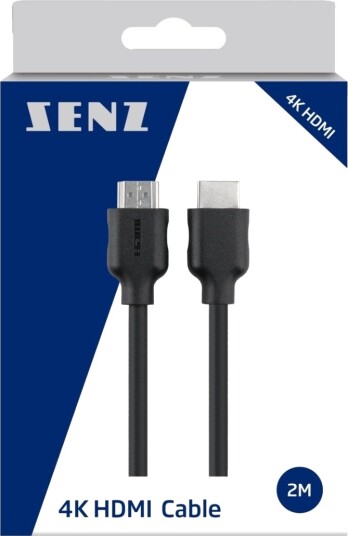 SENZ 4K HDMI-kabel, 2 m, svart SENZ 4K HDMI-kabel, 2 m, svart