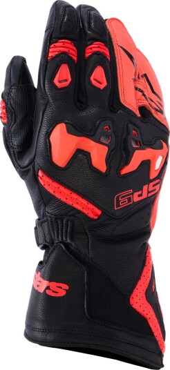 MC-Hansker Alpinestars SP-9 Svart /Rød /FluoXXL