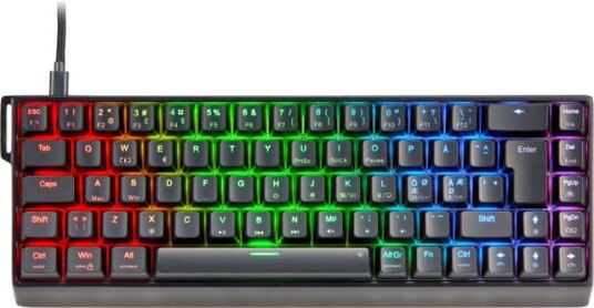 NOS C800 ALU Gamingtastatur Svart 396239