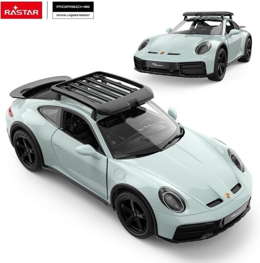 Rastar 911 Dakar Radiostyrt Bil 1:14 Grønn med Realistisk Design