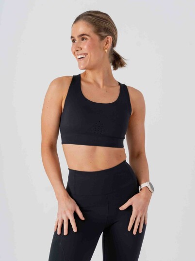 Röhnisch Weightless Adjuster Sportsbra Sort XXL