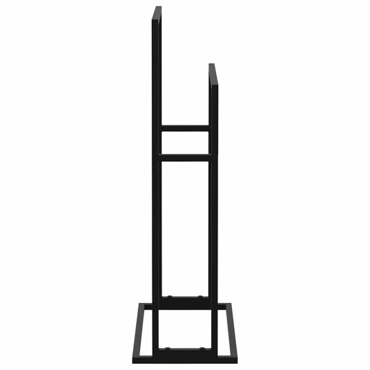 vidaXL Håndklestativ svart 48x24x78,5 cm jern