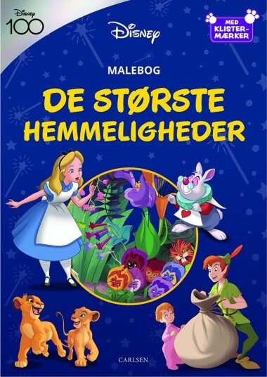 Carlsen Disney Malebok Med Klistremerker 6 stk