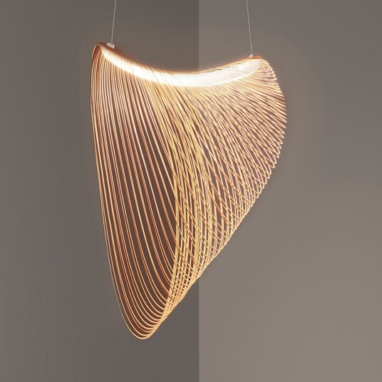 Illan LED hengelampe tre dimbar Ø 100 cm Luceplan Stue Design Med en lyskilde Illan LED hengelampe tre dimbar Ø 100 cm Luceplan Stue Design Med en lyskilde