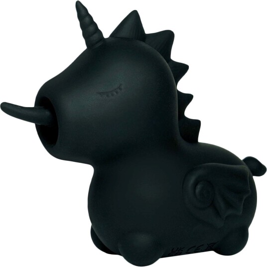 Unihorn Wild Spirit Lashing Tungevibrator - Black Unihorn Wild Spirit Lashing Tungevibrator - Black
