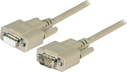 Efb Elektronik Hd-Dsub 15 2M, 2 M, Vga (D-Sub), Vga (D-Sub), Hankjønn, Hunkjønn, Beige