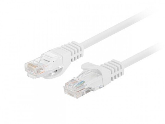 Lanberg Koblingskabel Rj-45 Hann Til Rj-45 Hann 3 M 5.4 Mm U/Utp Uskjermet Cat 6 Med Støvel Uten Hindringer Up To 10 Gbps Data Transfer Rate Hvit Ral 9010 En Pakke 10