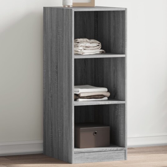 Garderobe grå sonoma 48x41x102 cm konstruert tre Garderobe grå sonoma 48x41x102 cm konstruert tre