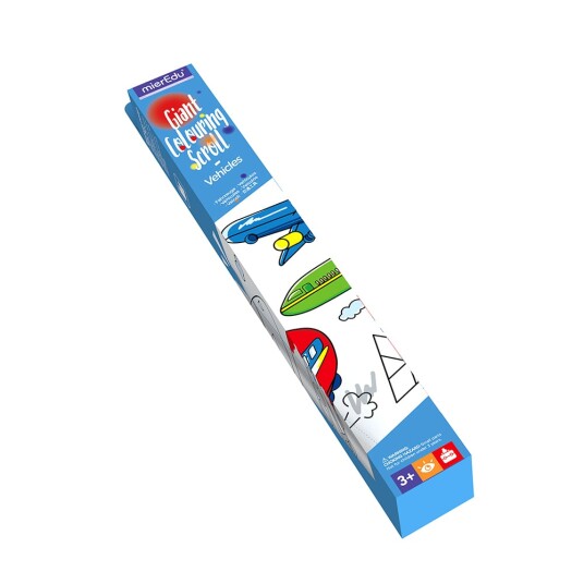 mierEdu Giant Colouring Scroll Vehicles ME248
