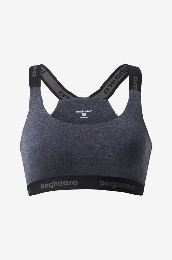 Bagheera - Sports-bh Merino Brisk Sports Bra - Grå