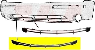 Ventilasjonsgitter VAN WEZEL 1828599