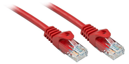 LINDY U/UTP PatchCord Cat6. CCA. Red. 0.5m Factory Sealed
