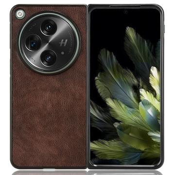 Oppo Find N3/OnePlus Open Belagt Plast Deksel Brun