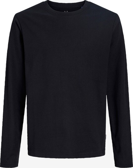 Jack & Jones Junior T skjorte Jjeorganic Rlx Tee Ls O Neckj Svart