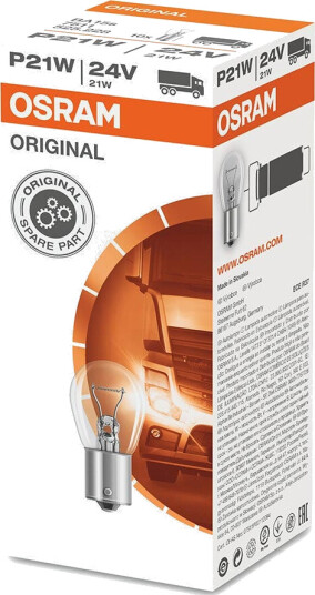 Osram original P21W 24v halogenpære Osram original P21W 24v halogenpære