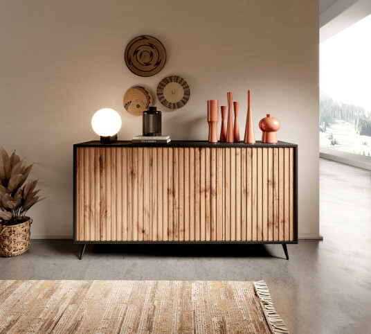 Tapas Kommode 154 cm Svart