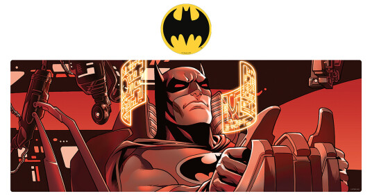 Fanatik Batman Skrivebordsunderlag og Underleggssett 800x300mm Fanatik Batman Skrivebordsunderlag og Underleggssett 800x300mm