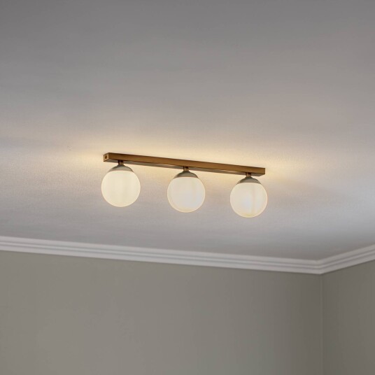 Argon Taklampe Fatis lang 3 lyskilder svart