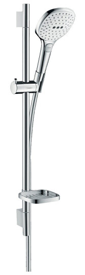 Hansgrohe Raindance Select E Dusjsett 65 cm, EcoSmart, 3jet, Hvit/Krom