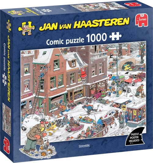 Jan van Haasteren Street Life Puslespill 1000 Brikker Jan van Haasteren Street Life Puslespill 1000 Brikker