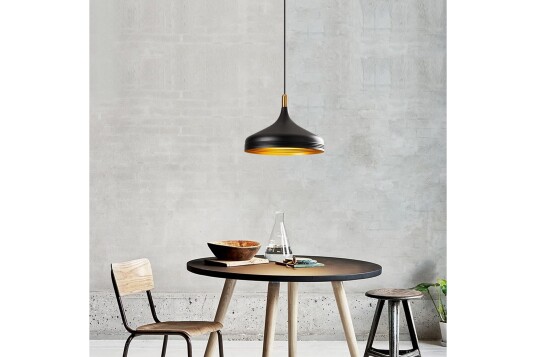 Taklampe Rathour Hexaia Svart / Gull / Antikk Gull/Kobber/Svart