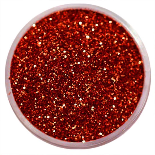 Negleglitter Finkornet Rød 8ml Glitter Negleglitter Finkornet Rød 8ml Glitter