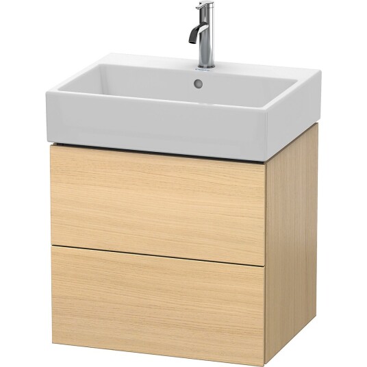 Duravit L-Cube Servantskap m/2 skuffer 484x544x459 mm Middelhavs Eik