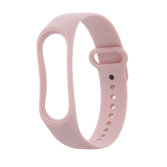 Silikonarmbånd for Xiaomi Mi Band 5 / 6 Pudderrosa