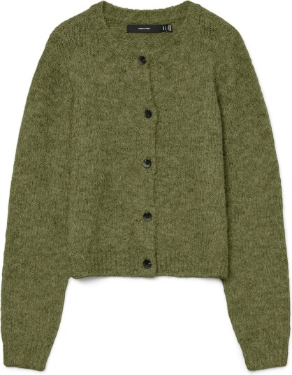 Vero Moda Vmnovah Ls O Neck Button Cardi Ga Noos Khaki green L