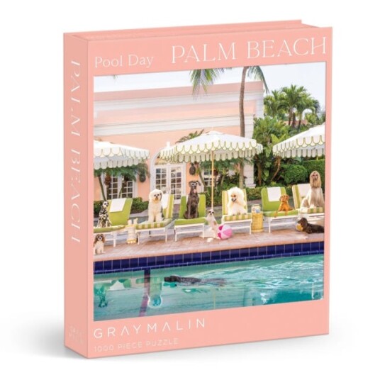 Gray Malin Palm Beach Poolside Piece Book Box Puzzle