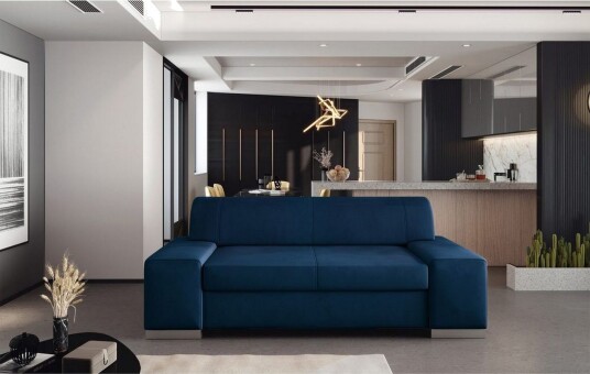 Sofa Eltap Porto Monolith 77 Blå 2190x62x73 cm