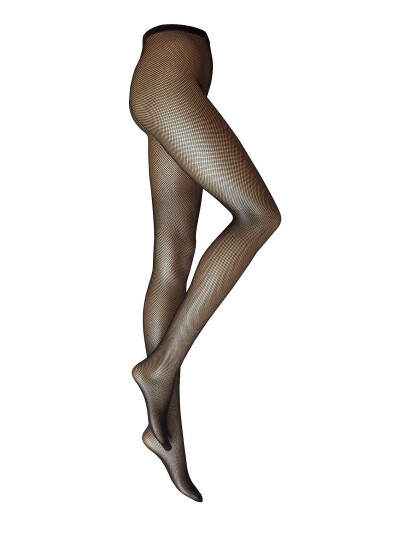 Swedish Stockings Elvira Net Tights - Black - M