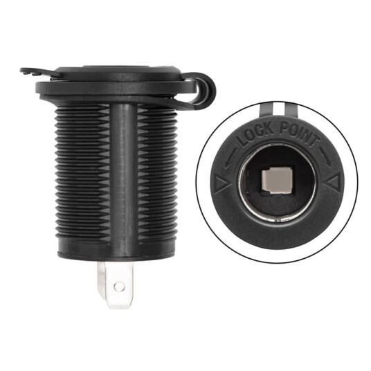 Luxorparts 12 V-uttak For Panelmontering