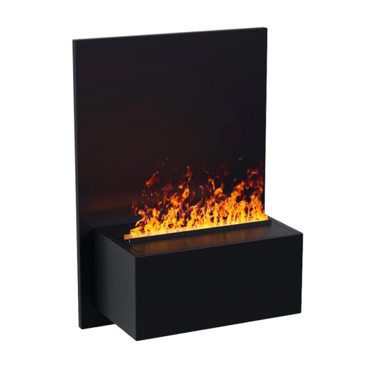 Scandiflames Electric Brekke Vegghengt Vanndamp peis Svart