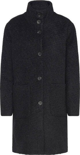 Saint Tropez Ferddysz Wool Coat Black XS