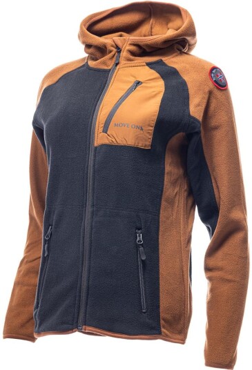 MoveOn   Florø Fleecejakke Womens   Rust/Grey 46