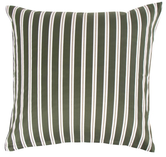 Borg Living Putetrekk 60x63 cm - 100% myk bomullssateng - Stripet grønn - Fra By Night Borg Living Putetrekk 60x63 cm - 100% myk bomullssateng - Stripet grønn - Fra By Night