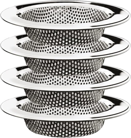 Inf Vask silplugg for kjøkkenvask avløpskurv 4-pakning utvendig diameter 11,2 cm Inf Vask silplugg for kjøkkenvask avløpskurv 4-pakning utvendig diameter 11,2 cm