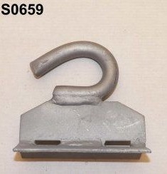Alpar Feste For Roterende Stolpe Med Krok M16 For Bånd (S0659)