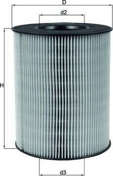 Luftfilter KNECHT LX 794 Luftfilter KNECHT LX 794
