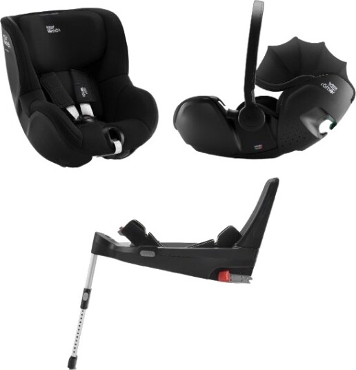 Britax Bilstolpakke 3i1 Baby-Safe 5Z2 Dualfix 5Z & Flex Base 5Z Space Black