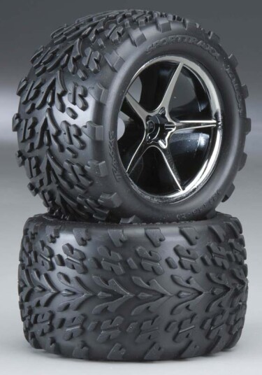 Traxxas 7174A Talon Tires On Gemini Wheels 1/16 E-Revo 2 Traxxas 7174A Talon Tires On Gemini Wheels 1/16 E-Revo 2